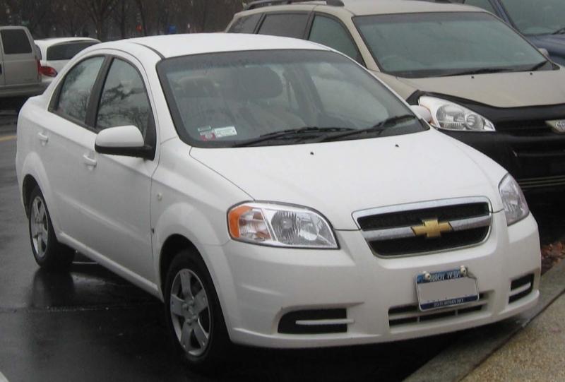 Chevrolet Aveo berlina tre volumi per il mercato estero