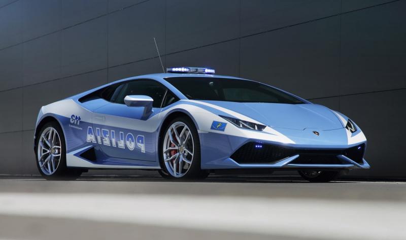 Lamborghini представил суперкар для итальянской полиции